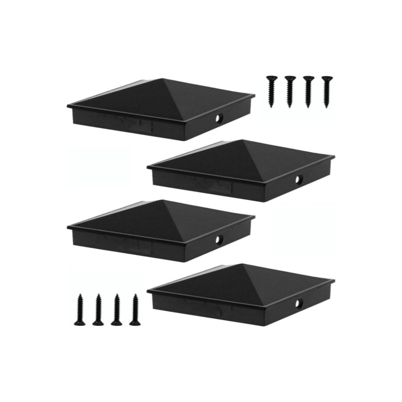 High-Quality Fence Post Cap with Metal High Quality 1-1/4 Inch Cast Aluminum Flat Post Cap Ornamental Fence Post Cap