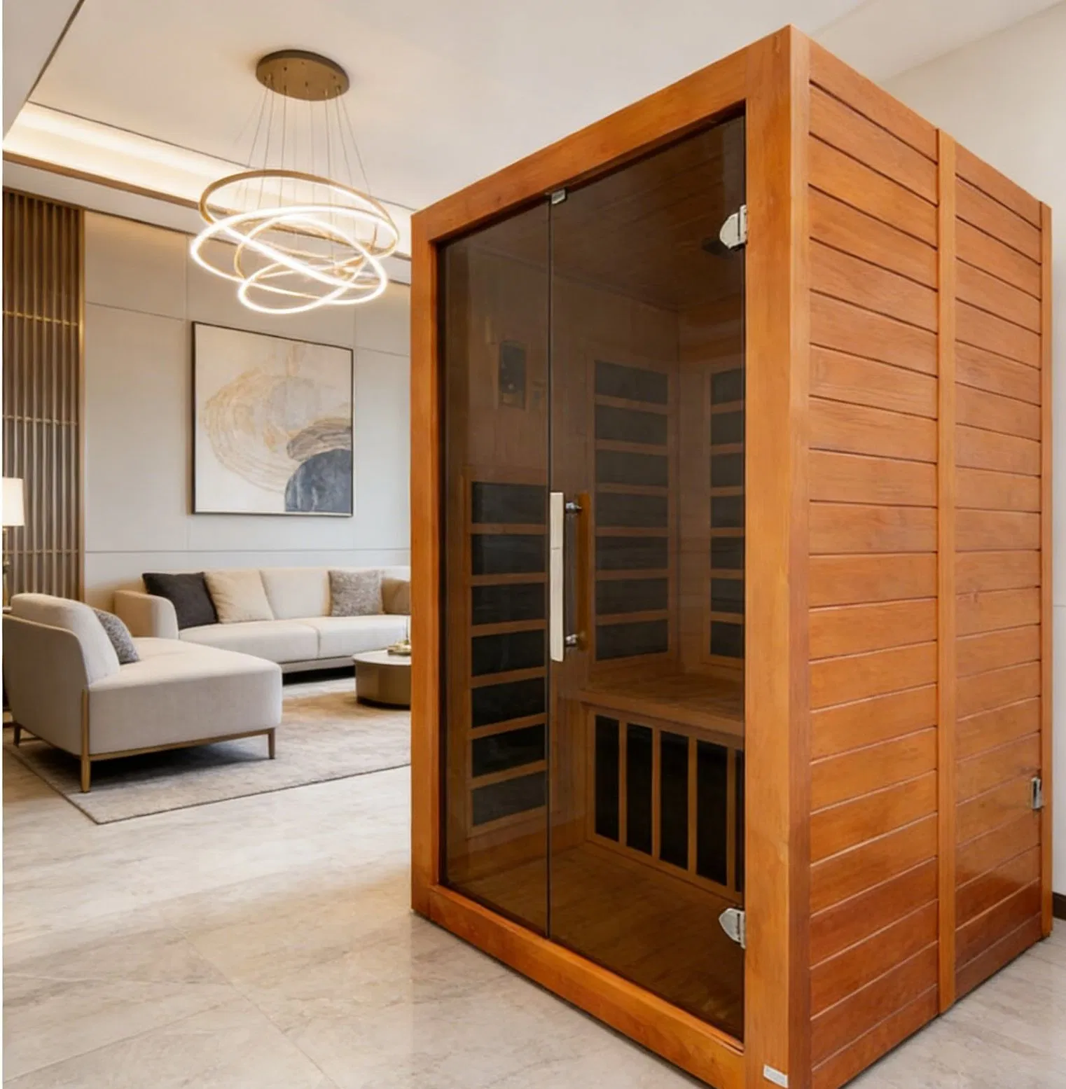Dry Far-Infrared Sauna Helps Maintain a Light and Comfortable State of Body.
