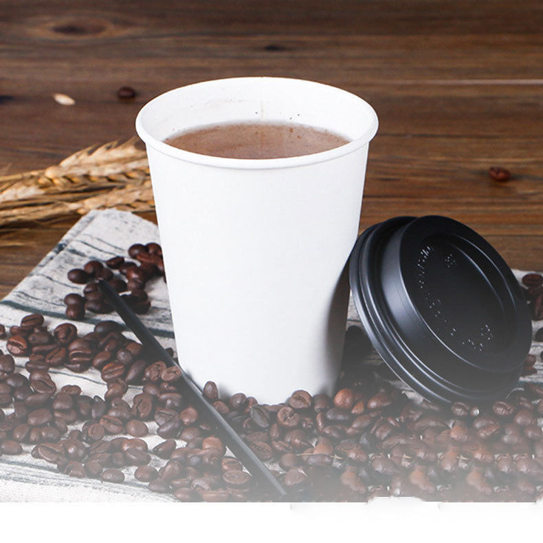 Двухслойные бумажные стаканы с логотипом на заказ