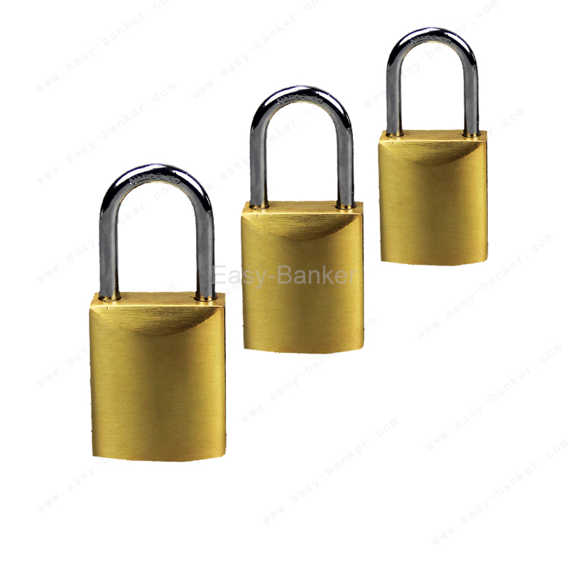 CL-40  Silver Golden Durable Various Box Handle Steel Pad Lock