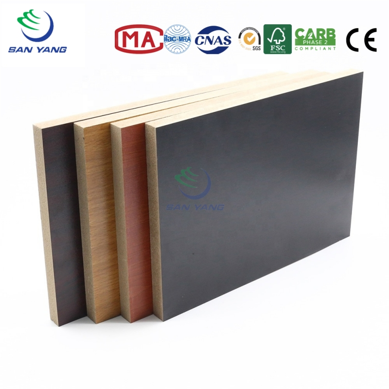 Synchronized Surface Hmr MDF Board Water Resistant Black MDF Board Wooden MDF Melamine MDF Panels with Cheap Price