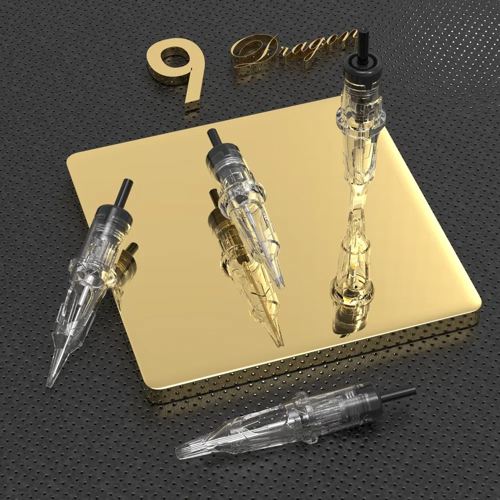 9 Dragon Wholesale Tattoo Needle Factory Supply Disposable Premium Tattoo Needle Cartridges