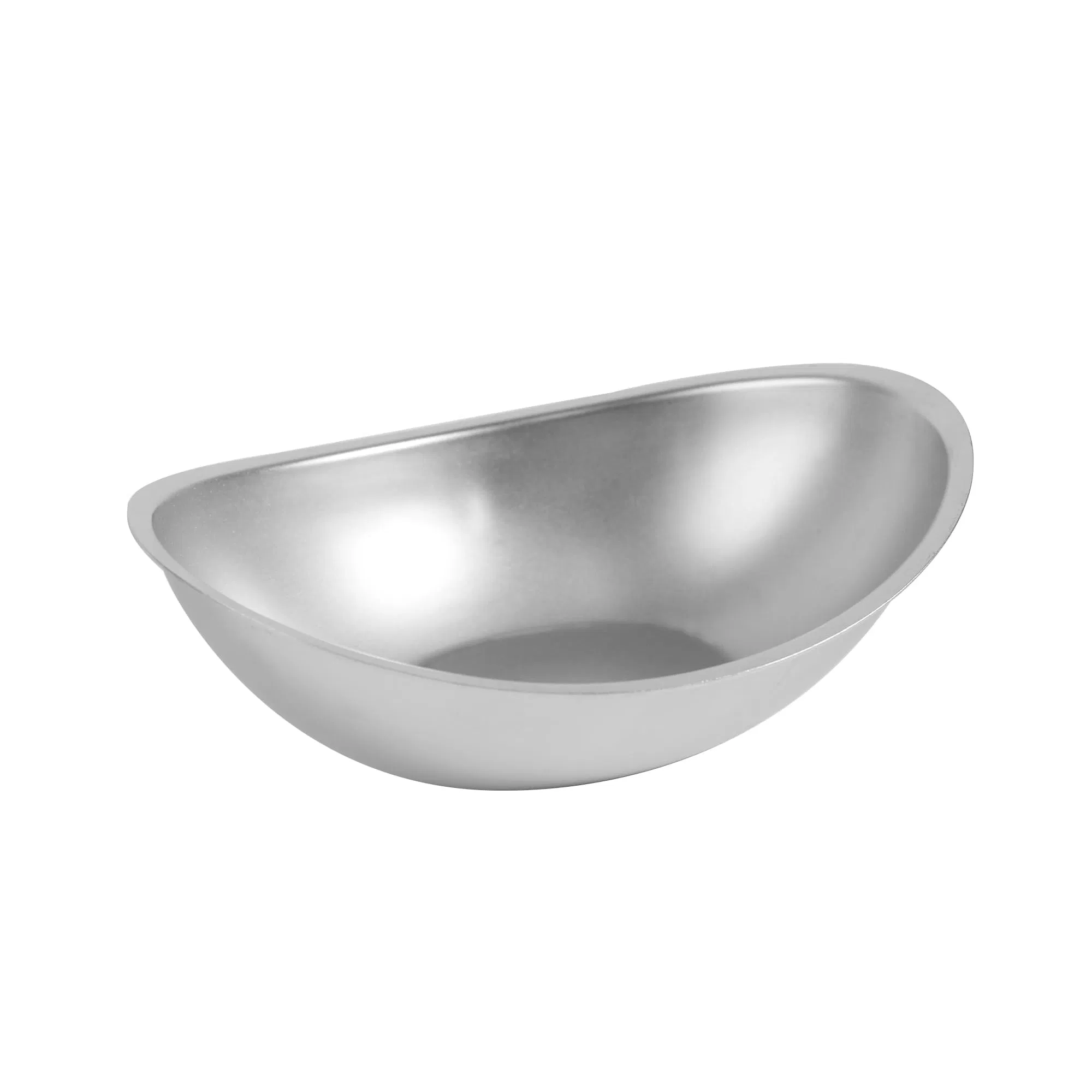 14 Ounces DIP Bowl SUS304 Stainless Steel Dipping Bowl Oval Serving Bowl for Candy Chip DIP