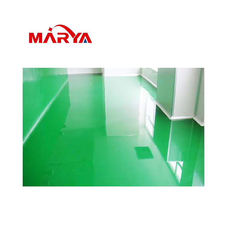 Marya Aseptic Cleanroom Flooring System Customized Epoxy and PVC Floor