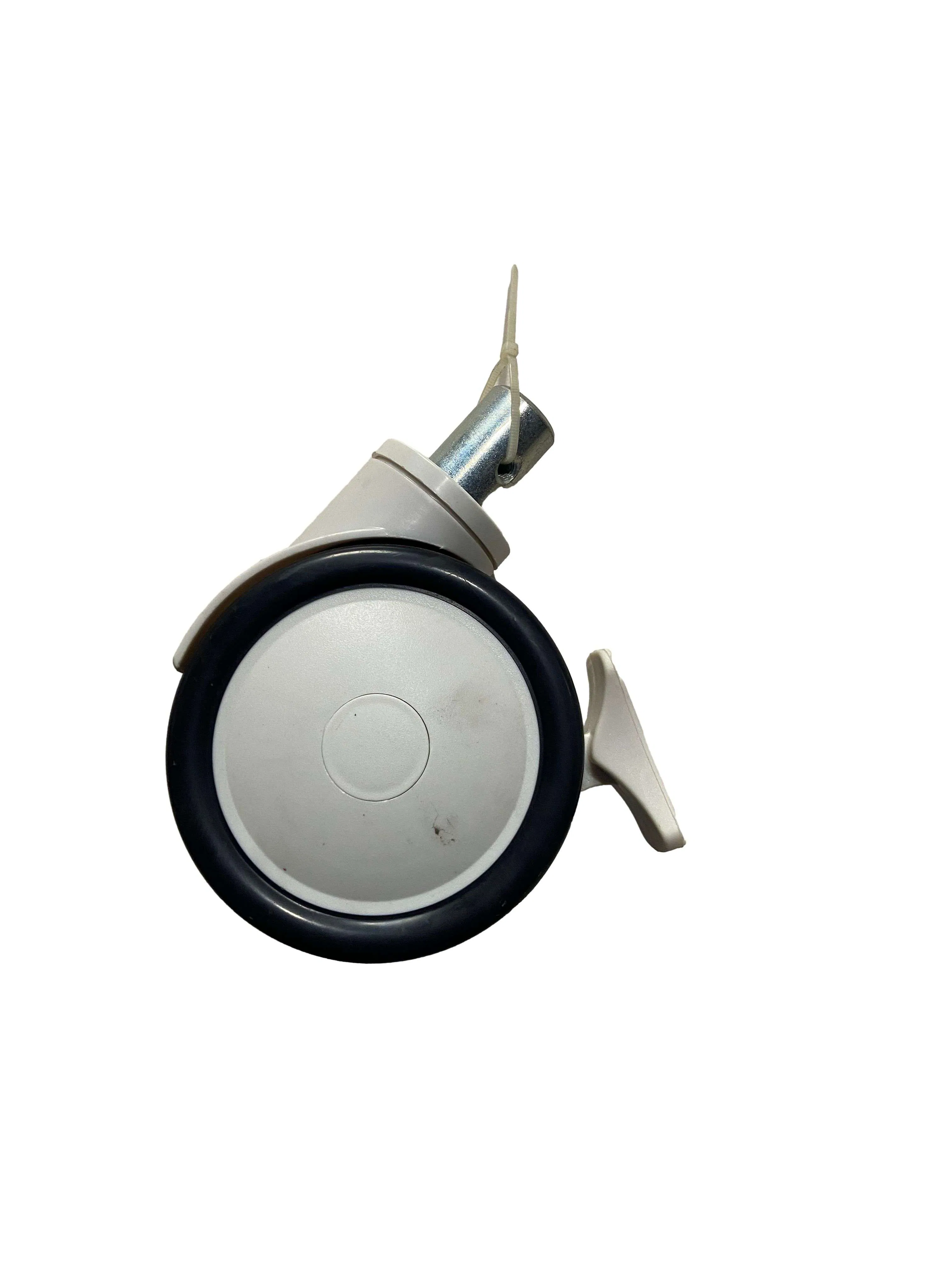 Central Locking Casters, 4/5/6 Inch Hospital Bed, Double Wheels, Medical Bed Casters