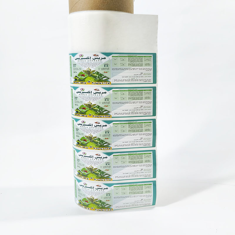 Permanent Adhesive Paper Stickers Agro Pesticide Roll Labels