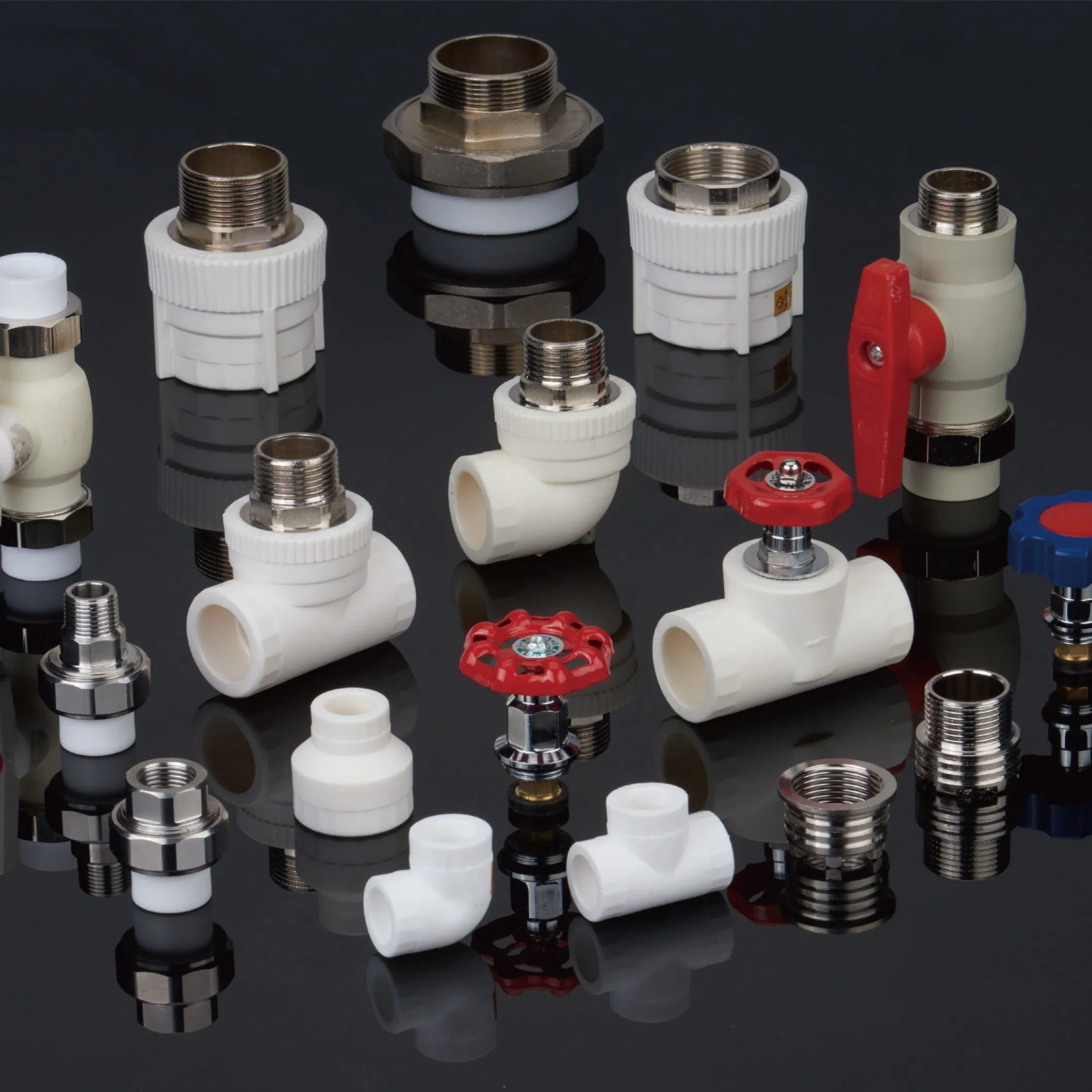 Factory PPR Pipe Fitting Couplings OEM Quality PPR Pipe Fitting All Types Green Plumbing Materials