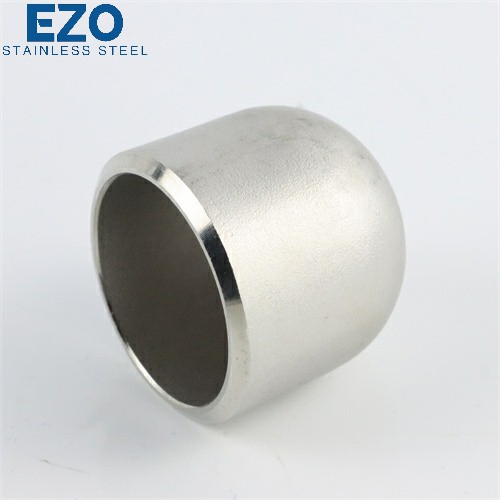 SS316L Industrial Butt Weld Seamless Tank Cover Dish Head Tube Cap for Water Supply Mixing Stainless Steel Tank Factory Price