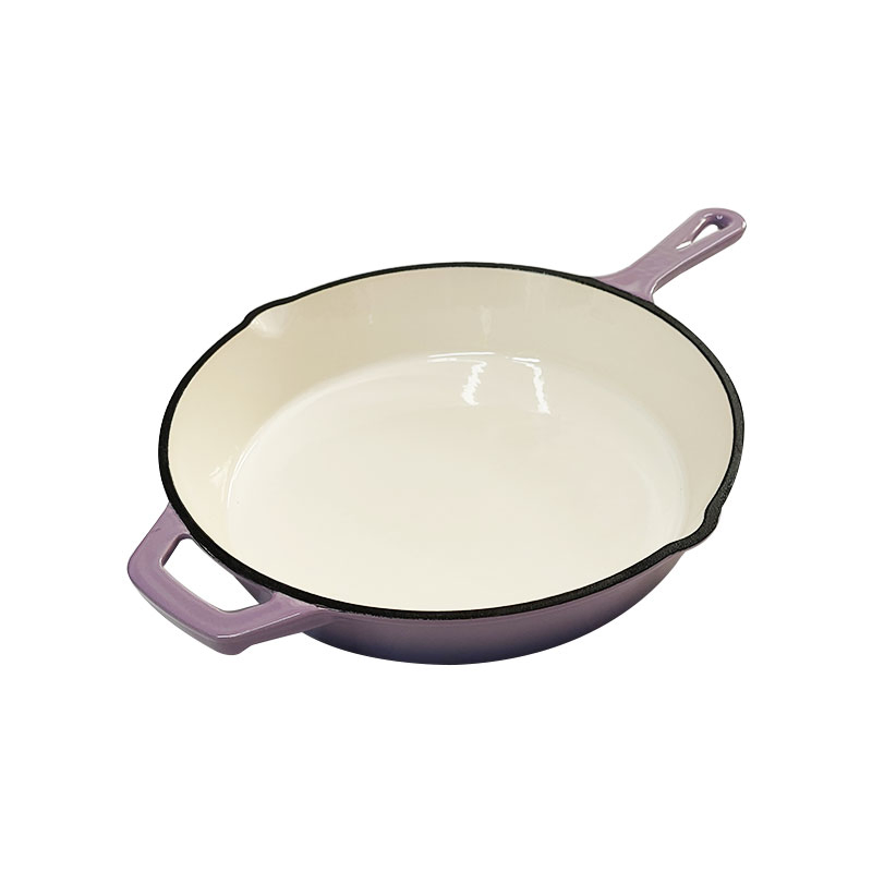 Enamel Coating Cast Iron Non-Stick Fry Pan Small Cast Iron Cookware Skillets