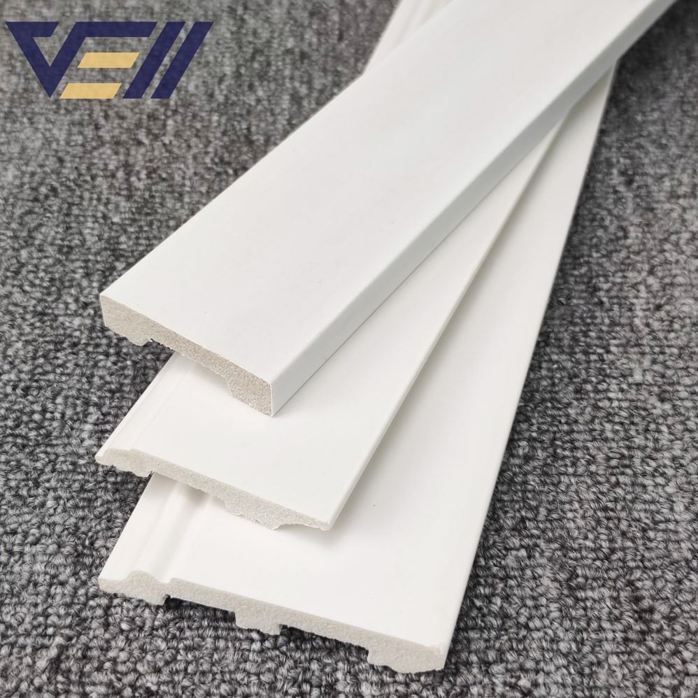 Multiple Sizes PS Skirting Board Polystyrene Baseboard for Home Commercial Use