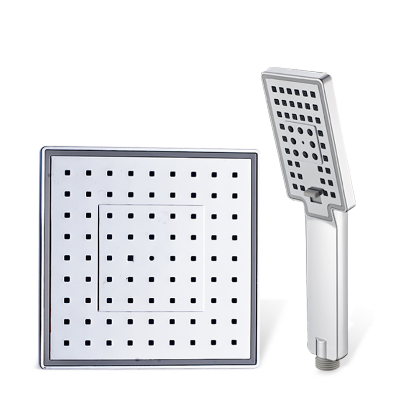 Homeshow Customized Three Function Matte Black Shower Head Set, Bathroom Rain Shower Heads and Bath Shower