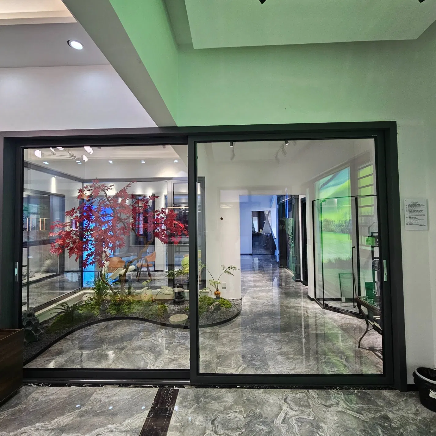 Energy-Efficient Modern Slim Frame Aluminum Windows for Homes