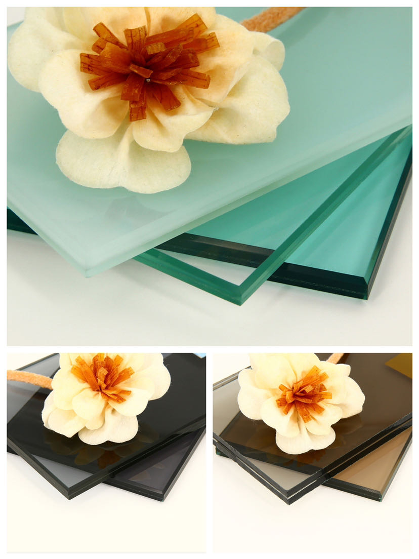 Marble Glass Ceramic Glass Timber Glass Wooden Design Glass Wood Grain Design Glass for Furniture