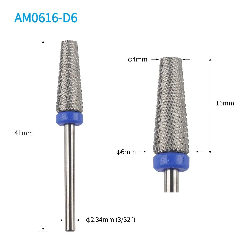 Long Taper Barrel Two Direction Carbide Nail Drill Bit