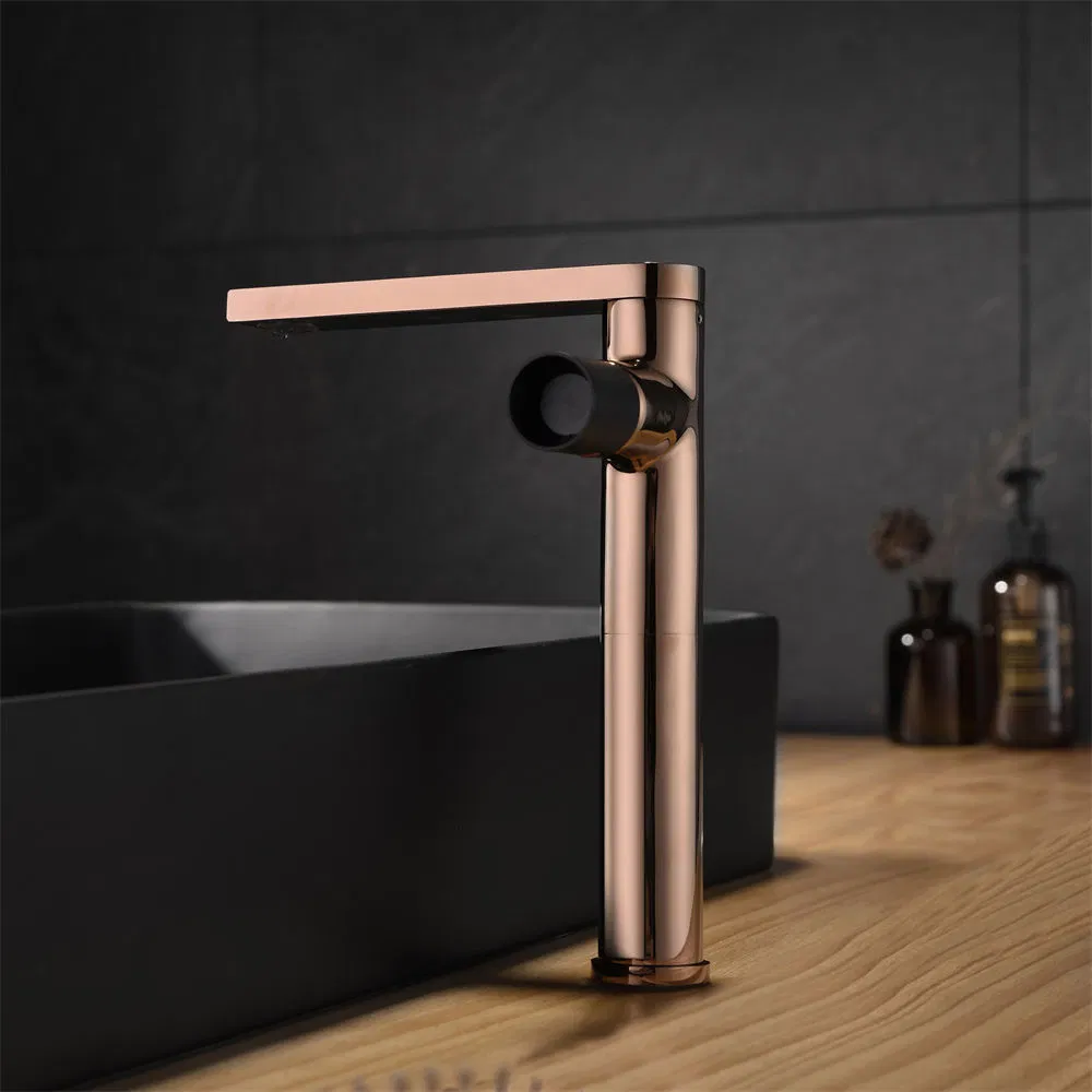 Wholesale Price Modern Luxury Deck Mounted Bathroom Basin Mixer Water Tap Single Hole Waterfall Brass Sink Faucet
