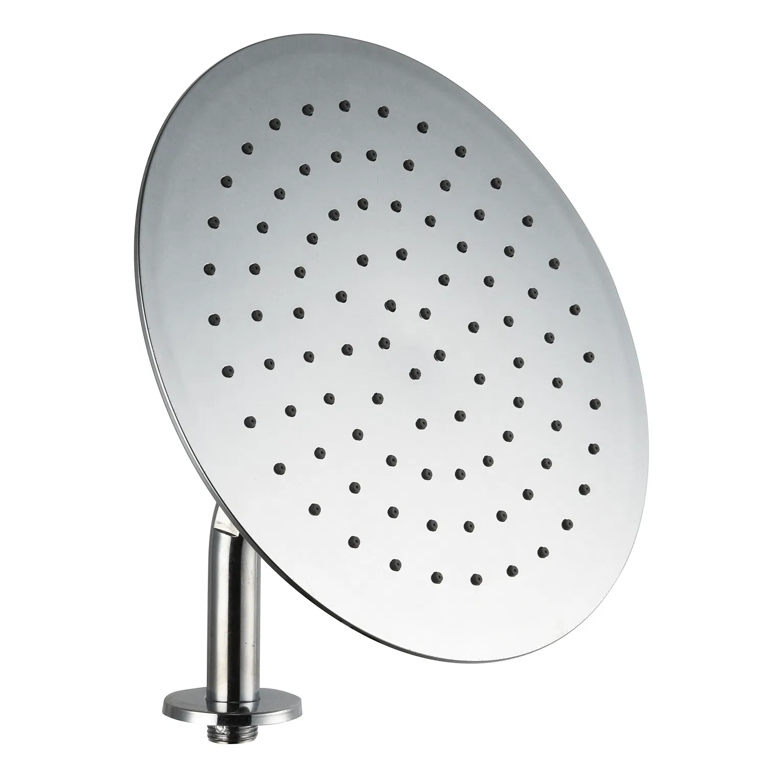 Chrome ABS Shower Head Round Handheld Rain Plastic Shower Nozzle with 3 Functions Overhead Shower