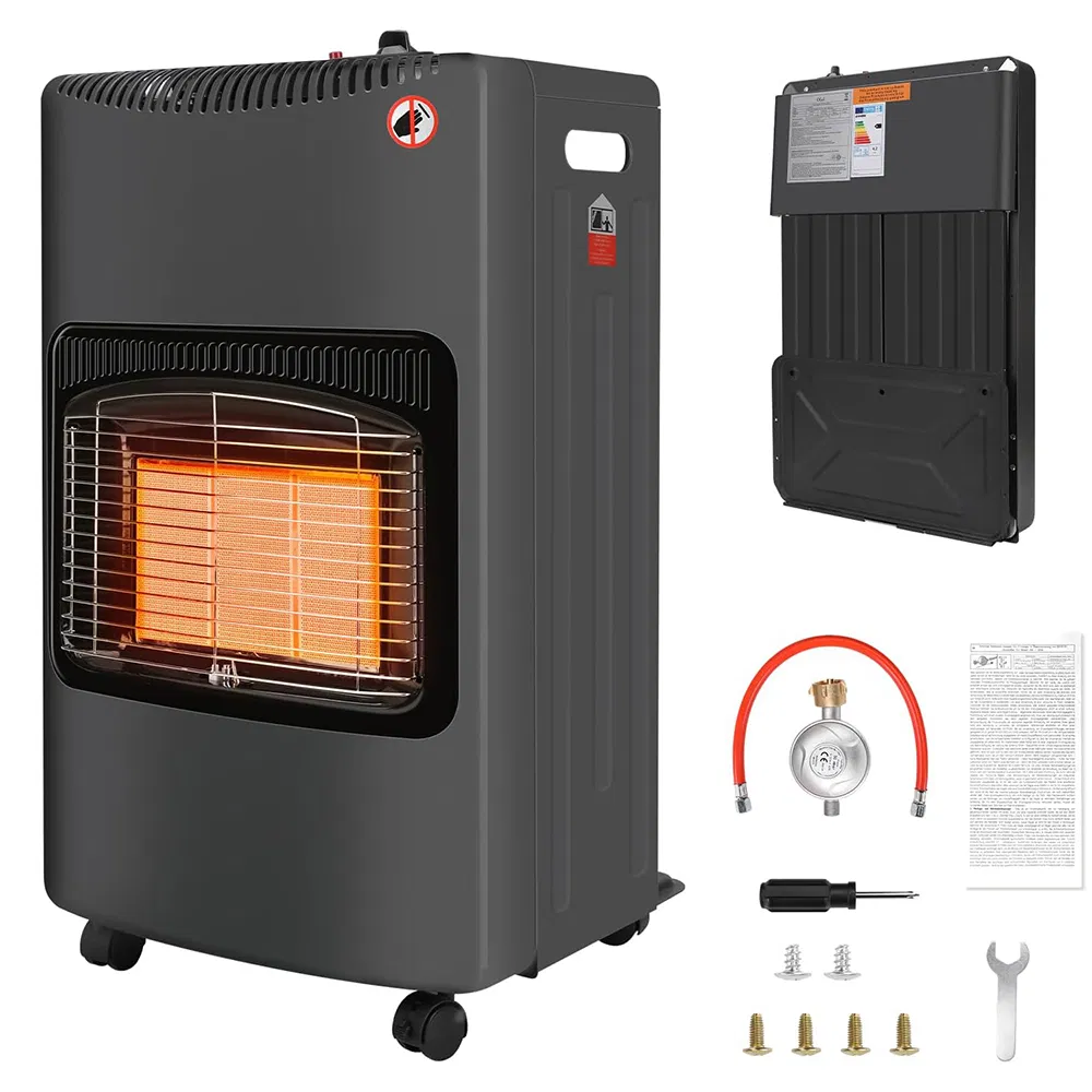 Mobile Portable Gas Heater with Wheels Lightweight Easy Movement