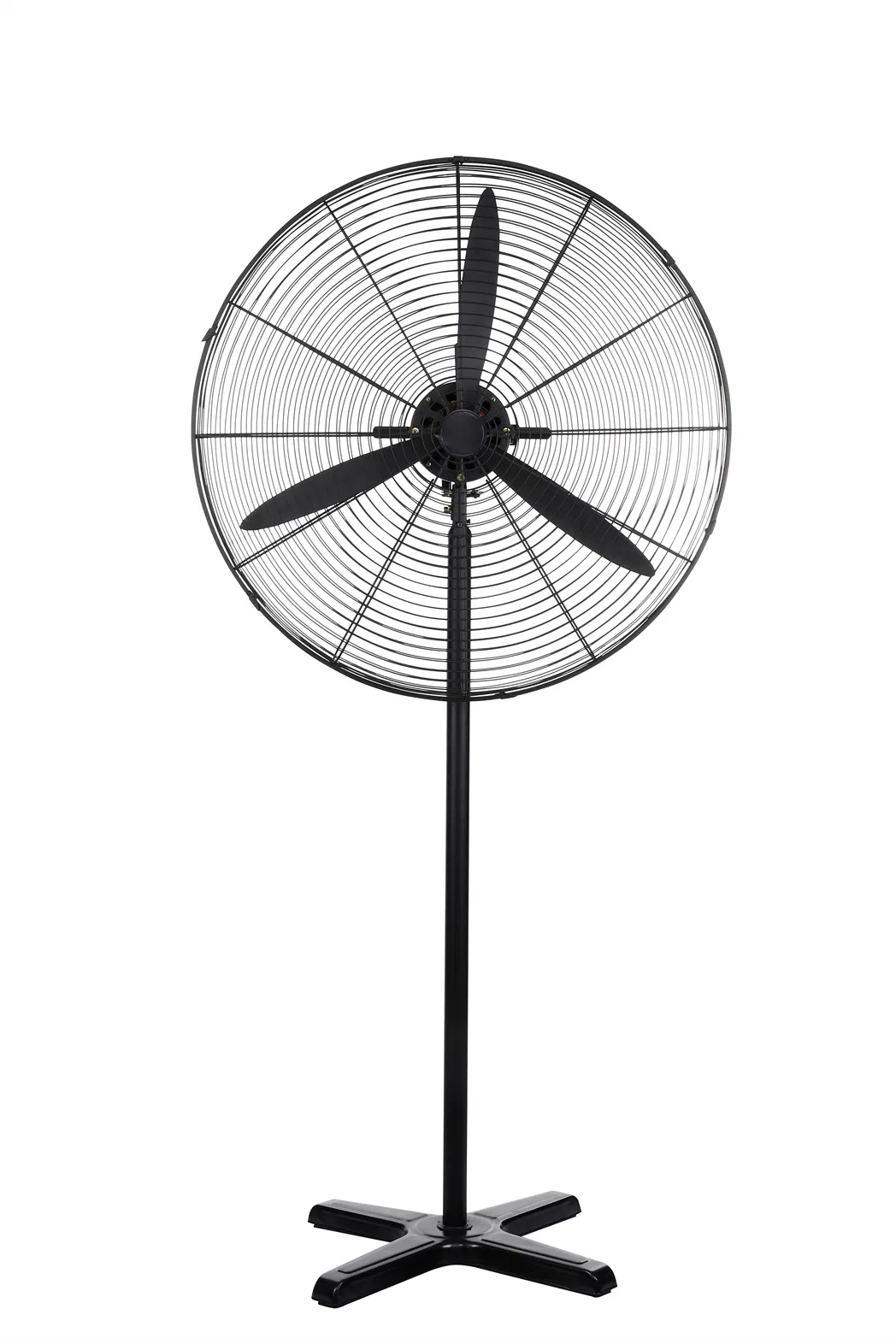 26 Industrial Stand Fan Straight Pipe/Round Base Plastic