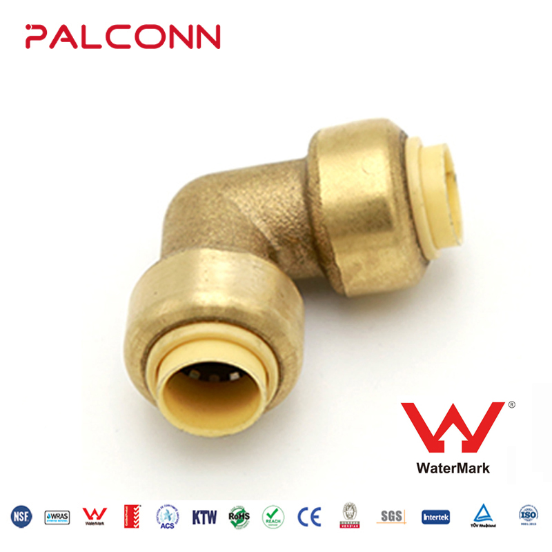 Push-Fit Fitting for DIY Quick Connect Pex Plumbing Tube with Watermark Certification 20mm