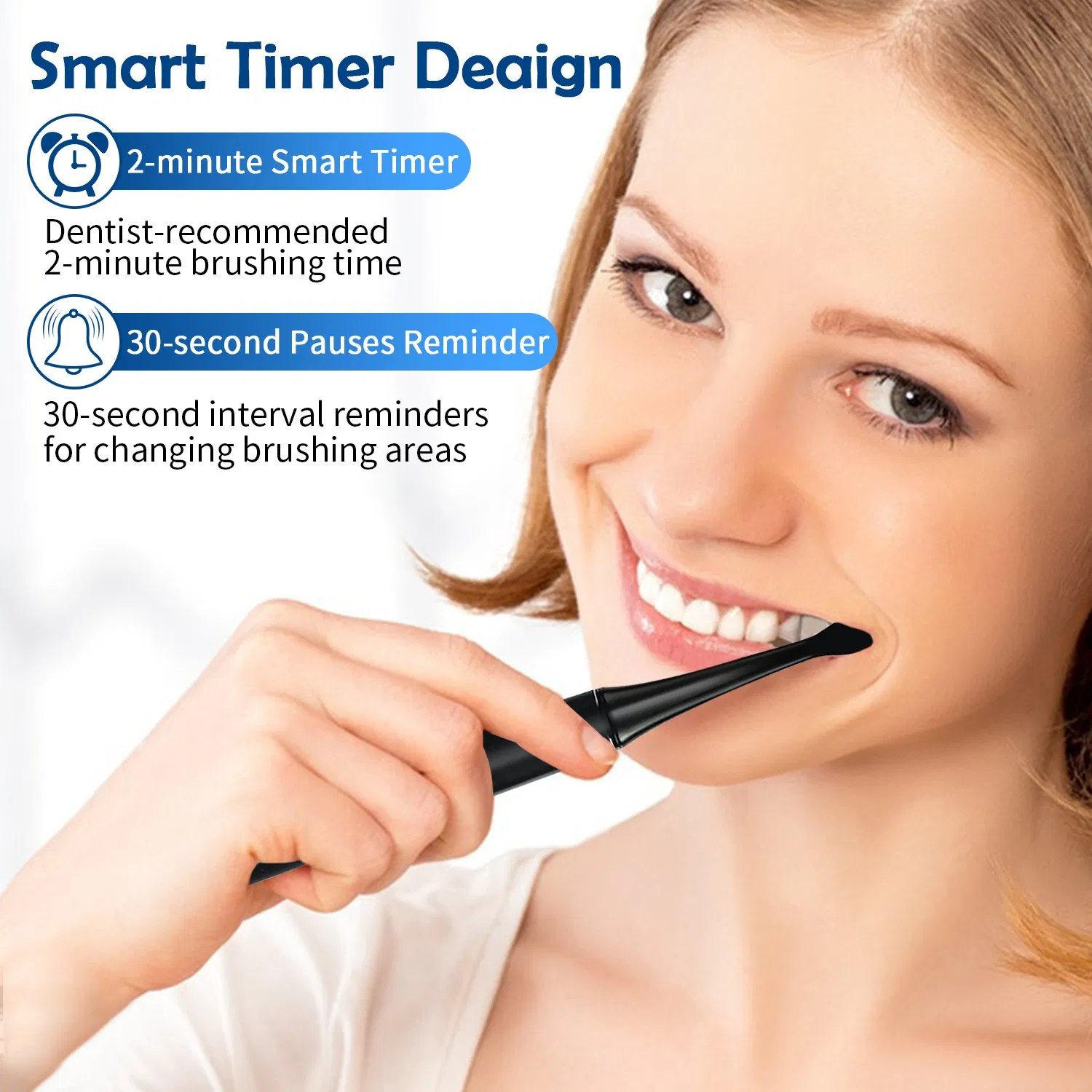 Soft Bristle Ipx7 Waterproof Electric Adult Travel USB Charging Electric Toothbrush