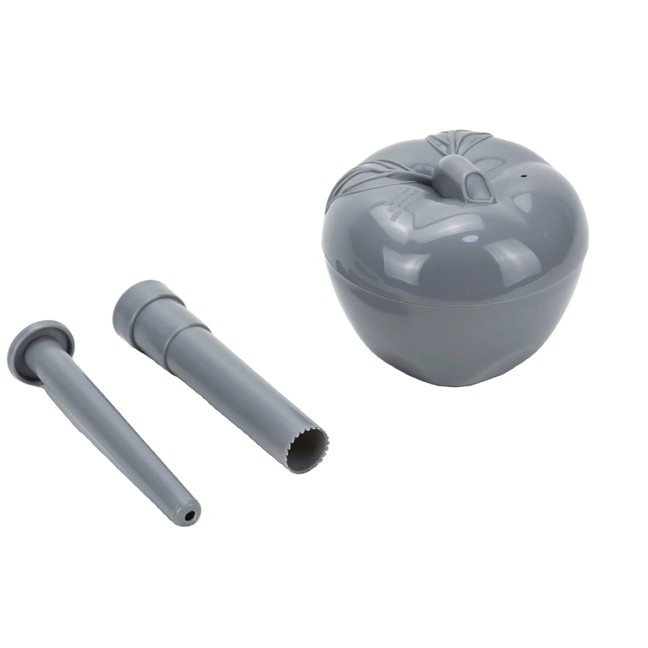 Customized Color Fruit Container Apple-Shaped Bowl with Corer and Lid