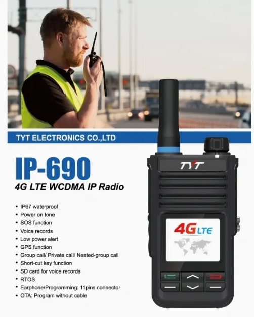 New Product Tyt IP-690 Waterproof Two Way Radio Transceiver Walkie Talkie