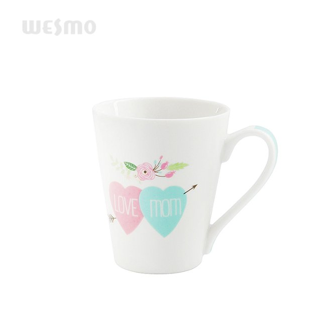 Керамическая кружка Love Mom с ручкой, набор