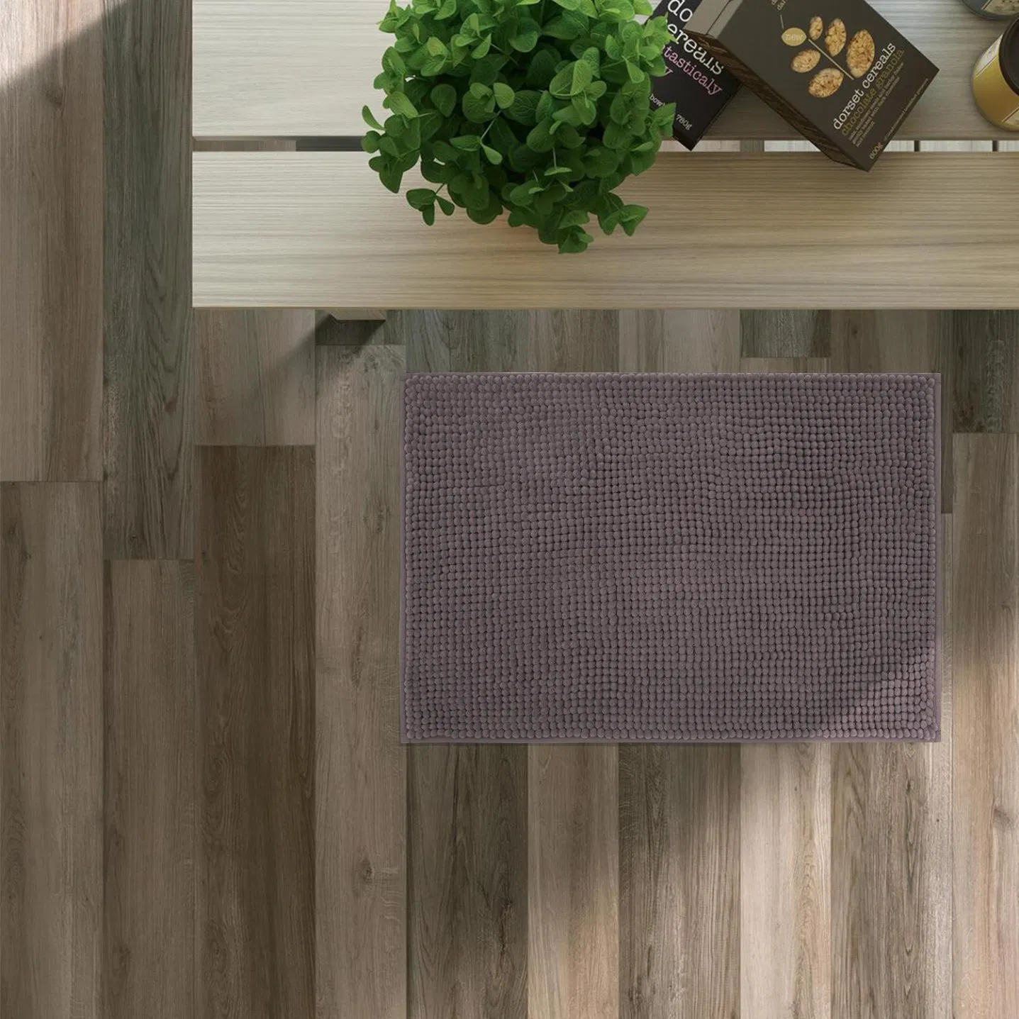 Non Slip Washable Area and Bath Mat Soft Chenille