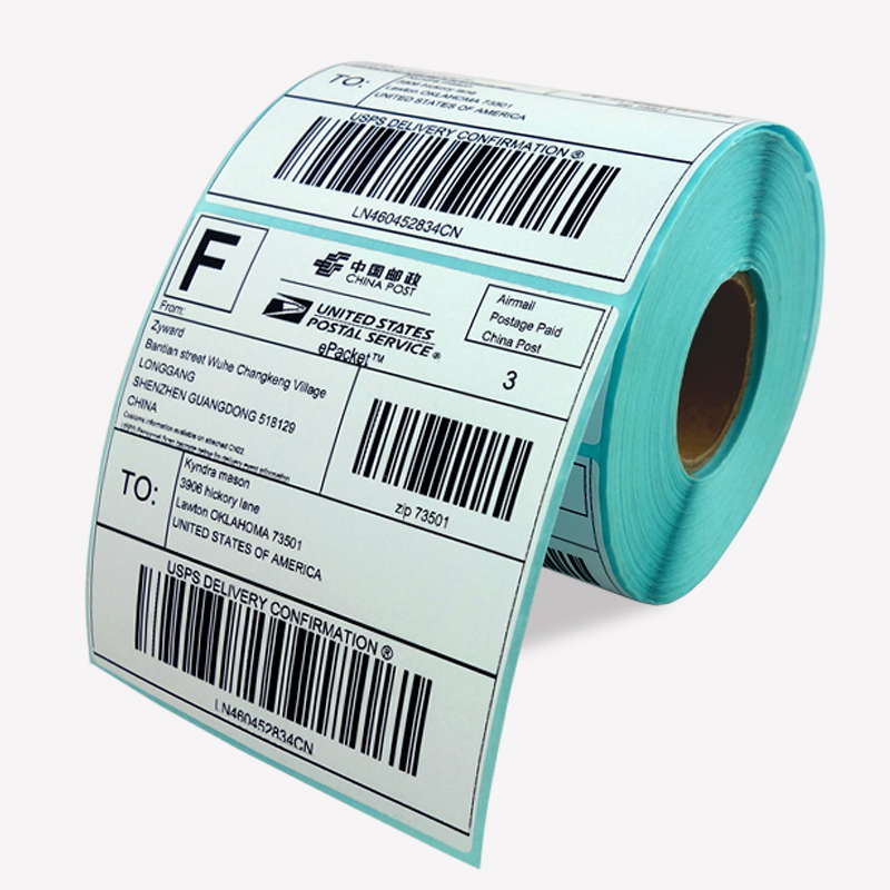 102X152mmups/DHL Dymo Zebra Thermal Barcode Self-Adhesive Label