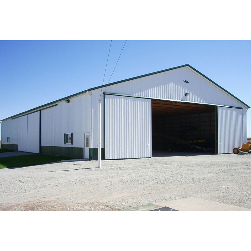 Prefab Steel Structure Building of Cow Farm Horse Barn
