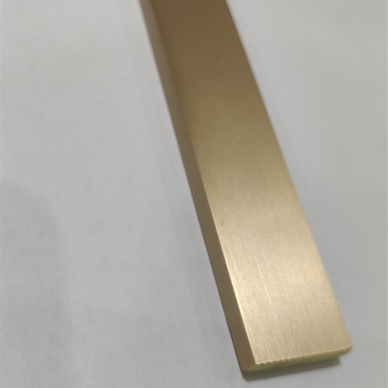Metal Trim on Wall Inlay Trim Stainless Steel Flat Bar for Wall Decoration Strip