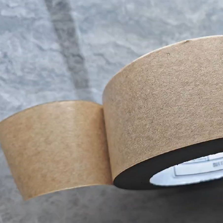 Original White Kraft Paper Tape Kraft Packing Tape Self Adhesive Roll
