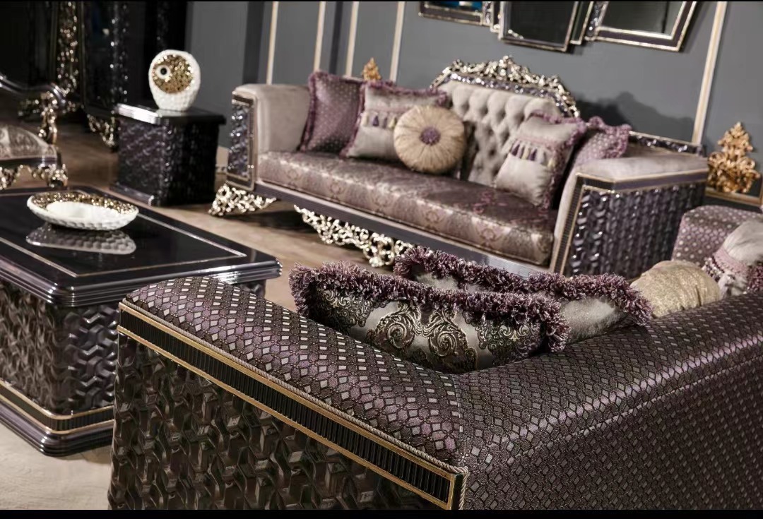 Диван Честерфилд деревянный классический для гостиной