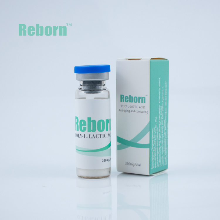 High Quality China Professional Reborn 360mg Plla Poly-L-Lactic-Acid Freeze-Dried Powder Collagen Biostimulator for Temple Cheek Enlargement Chin Contouring