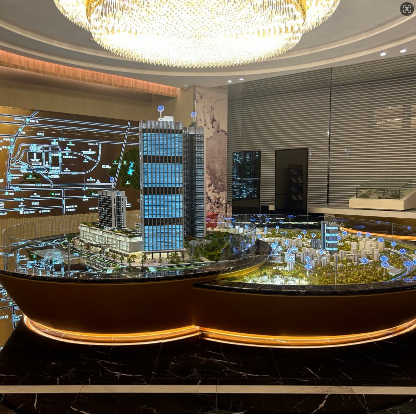 The Diversified Community Scale Model Includes The Design of Residential and Commercial Models