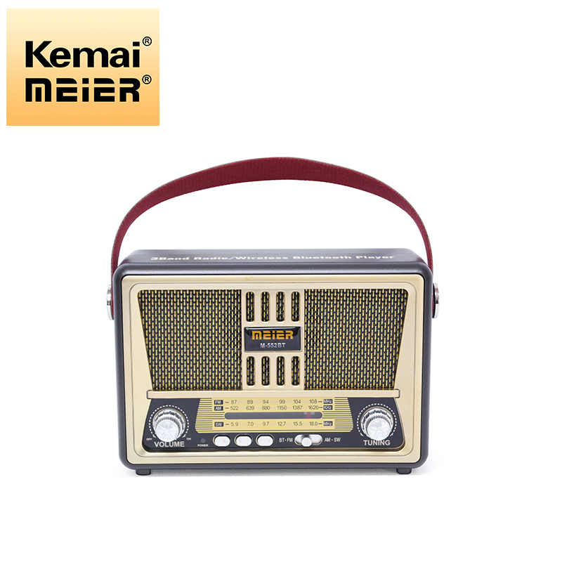 High Quality Soft Band Handheld Retro Style FM Radio with USB, Tfcard Play for Sale