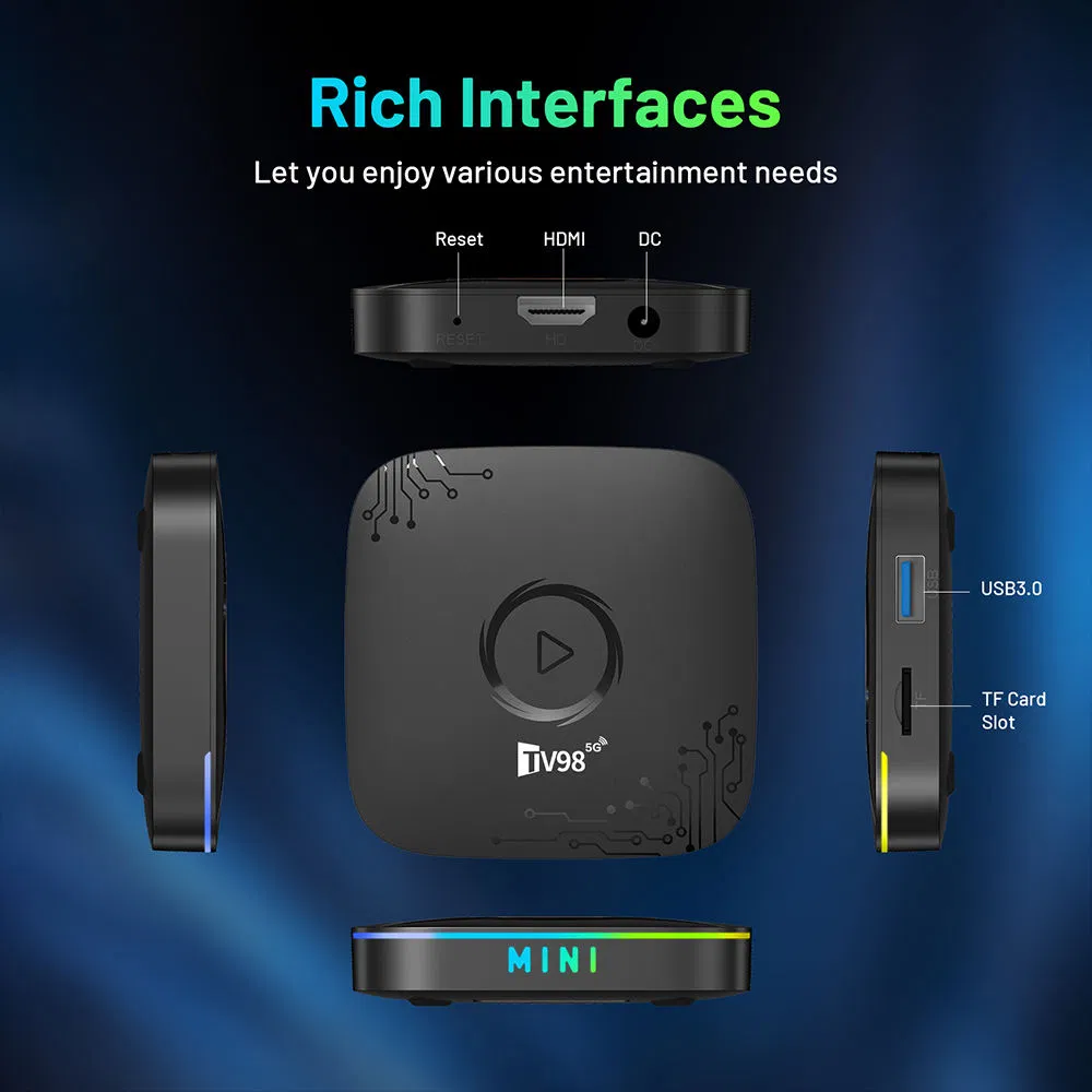 TV Box Wholesale Set Top Box TV Digital 8K Streaming Android 14