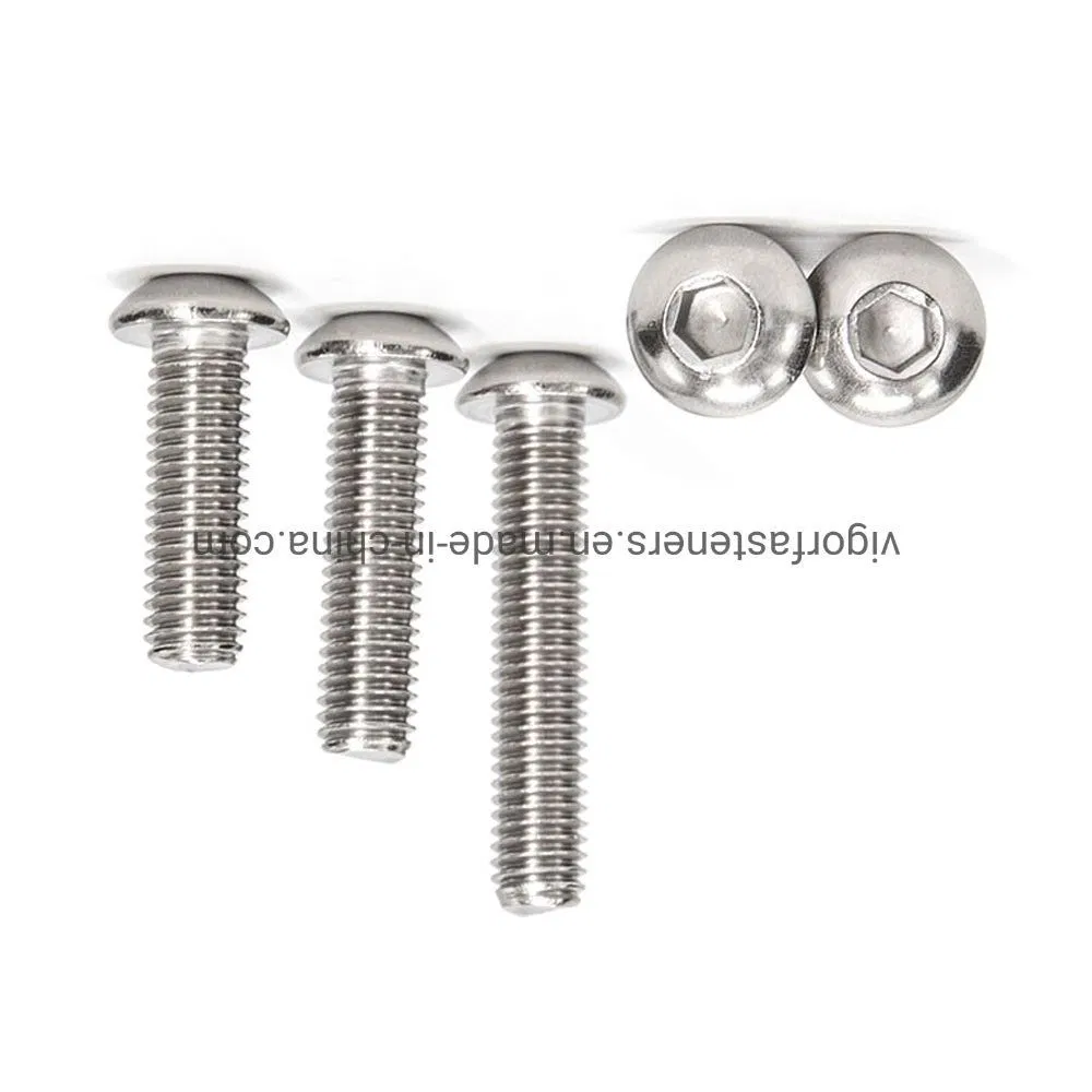 ISO 7380 Stainless Steel A2/A4 Hex Nails Socket Button Cap Screw for Machine