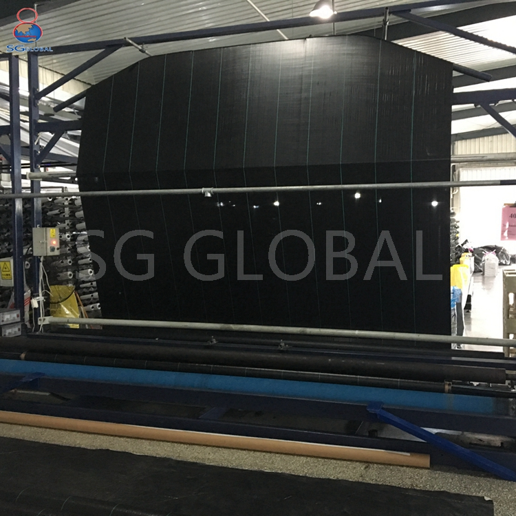 China Wholesale 120GSM Black PP Woven Ground Cover Weed Barrier Landscaping Fabric