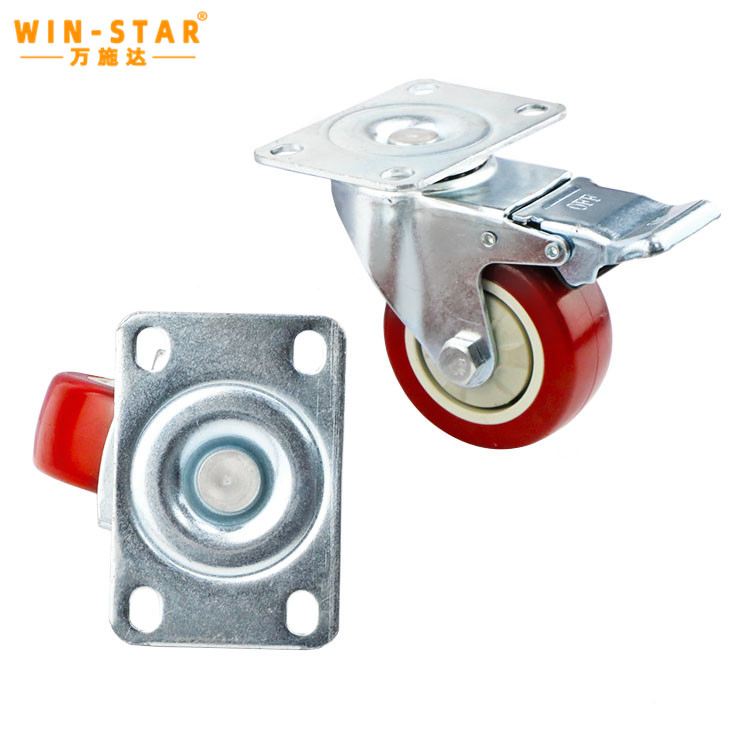 Winstar 3/4/5 Inch Heavy Duty Universal Caster Wheels with Brake