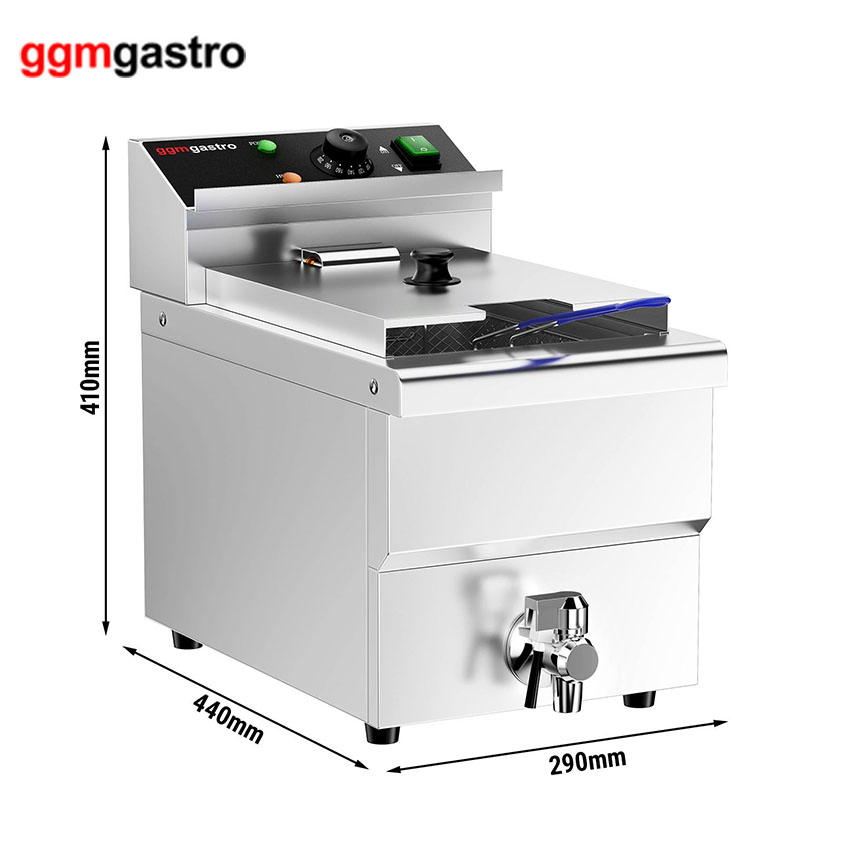 China Factory Wholesale Big Lots Multifunctions Efk344-12 10L Hotel Restaurant Kitchen Food Potato Small Chips Oil Commercial Electric Deep Fryer Pictures