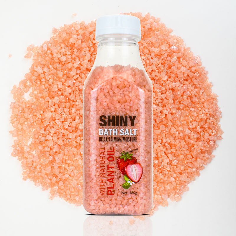 Hot Sale High Quality Manufacturer OEM Custom Logo Wholesale Fruit Organic Exfoliant Whitening Private Label Bath Sea Salt