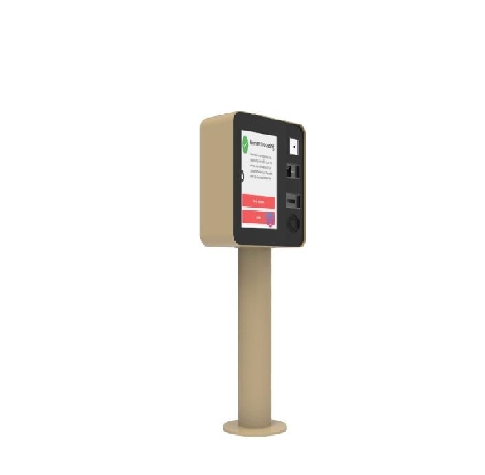 Self Service Checkout Payment Display Kiosk with Qr Code Scan in Parking Lots/Canteen/Bank/Restaurant Self Service Kiosk