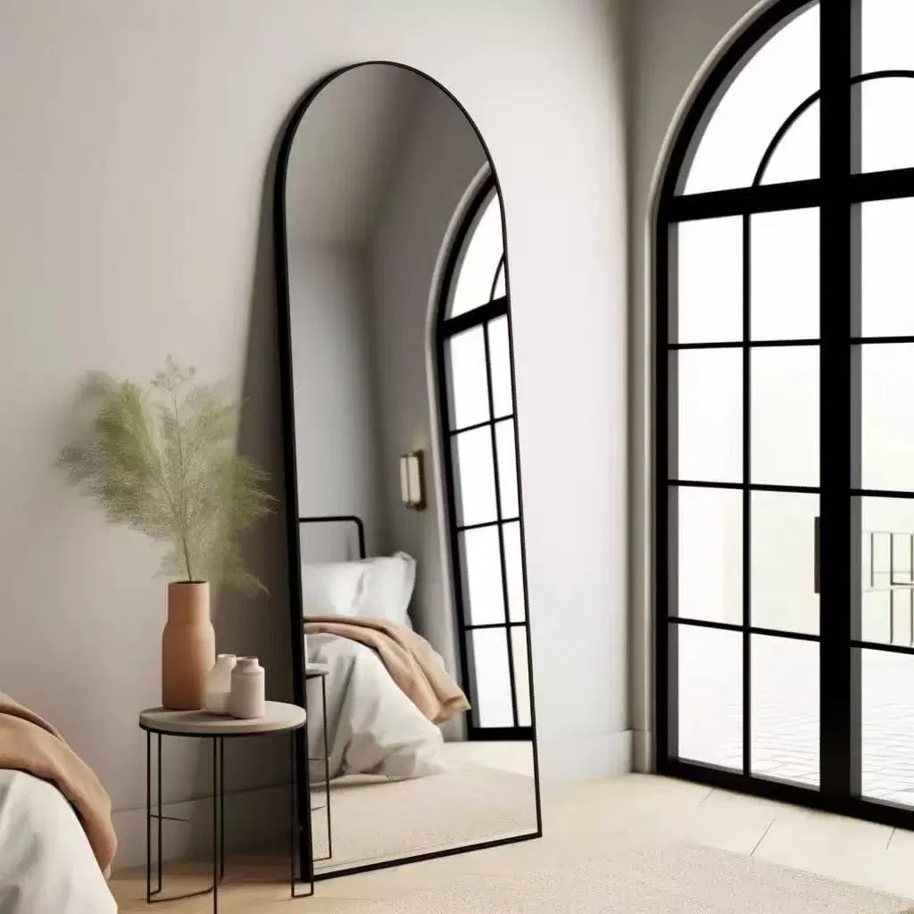 Dresser Smart Mirror, Wall-Mounted Dimming Defogger, LED Bathroom Mirror with Bluetooth.