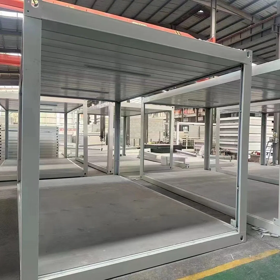 Customized Prefab 20FT/40FT Flat Pack Container House Glass Building for Staff Dormitory/Office/Hotel