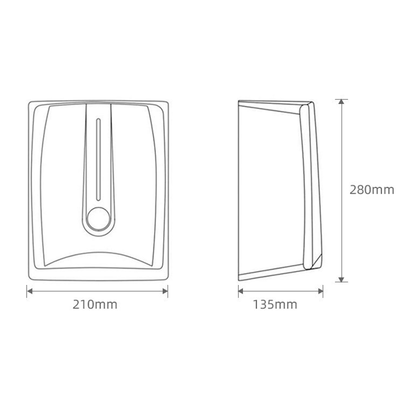 Automatic Hand Dryer with High-Speed Cold Hot Wind: Sensor-Controlled Wall Mounted for Household, Hotel Public Power Dryer Automatic Airblade Hand Dryers