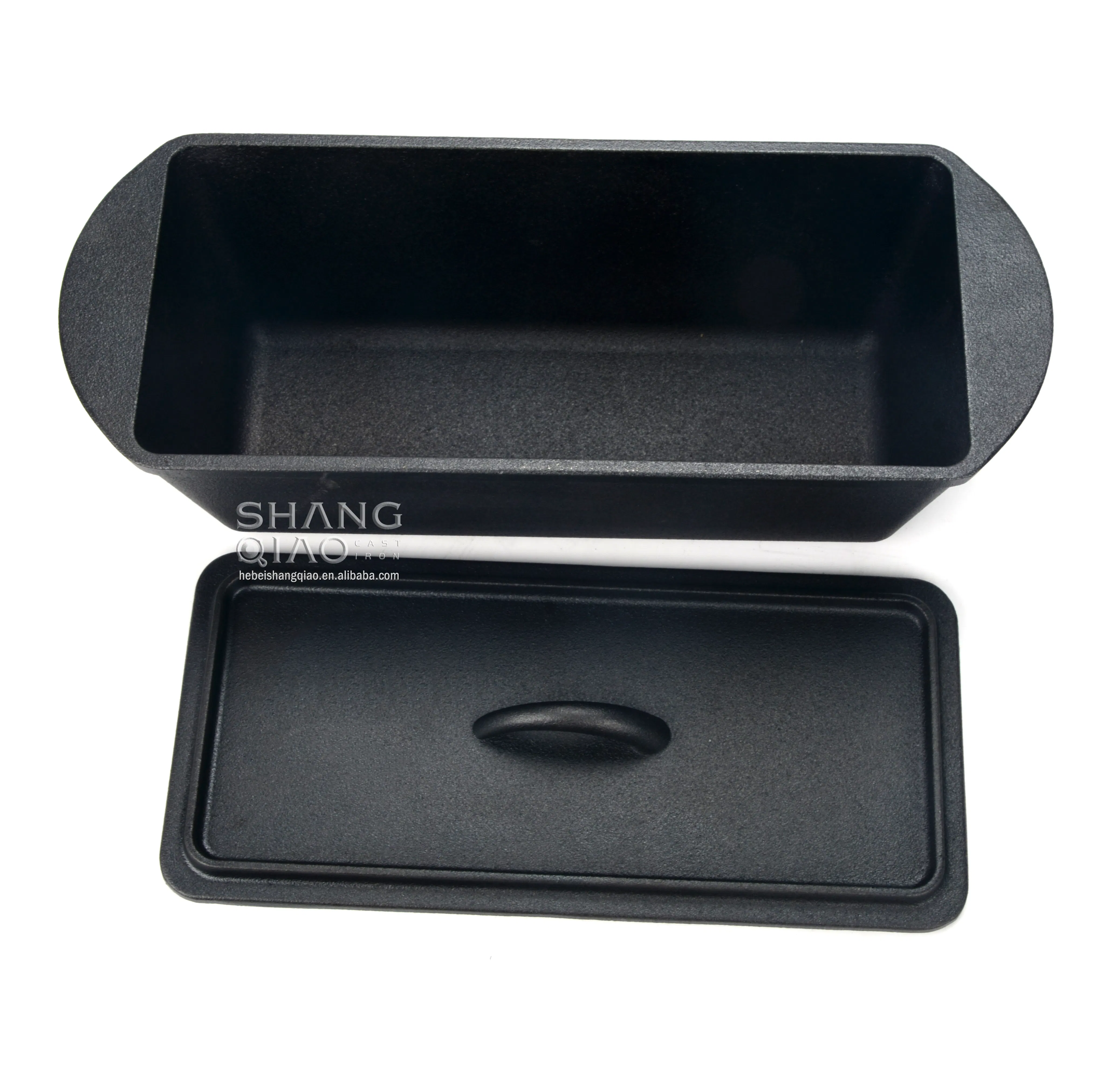 Чугунная прямоугольная форма для выпечки хлеба