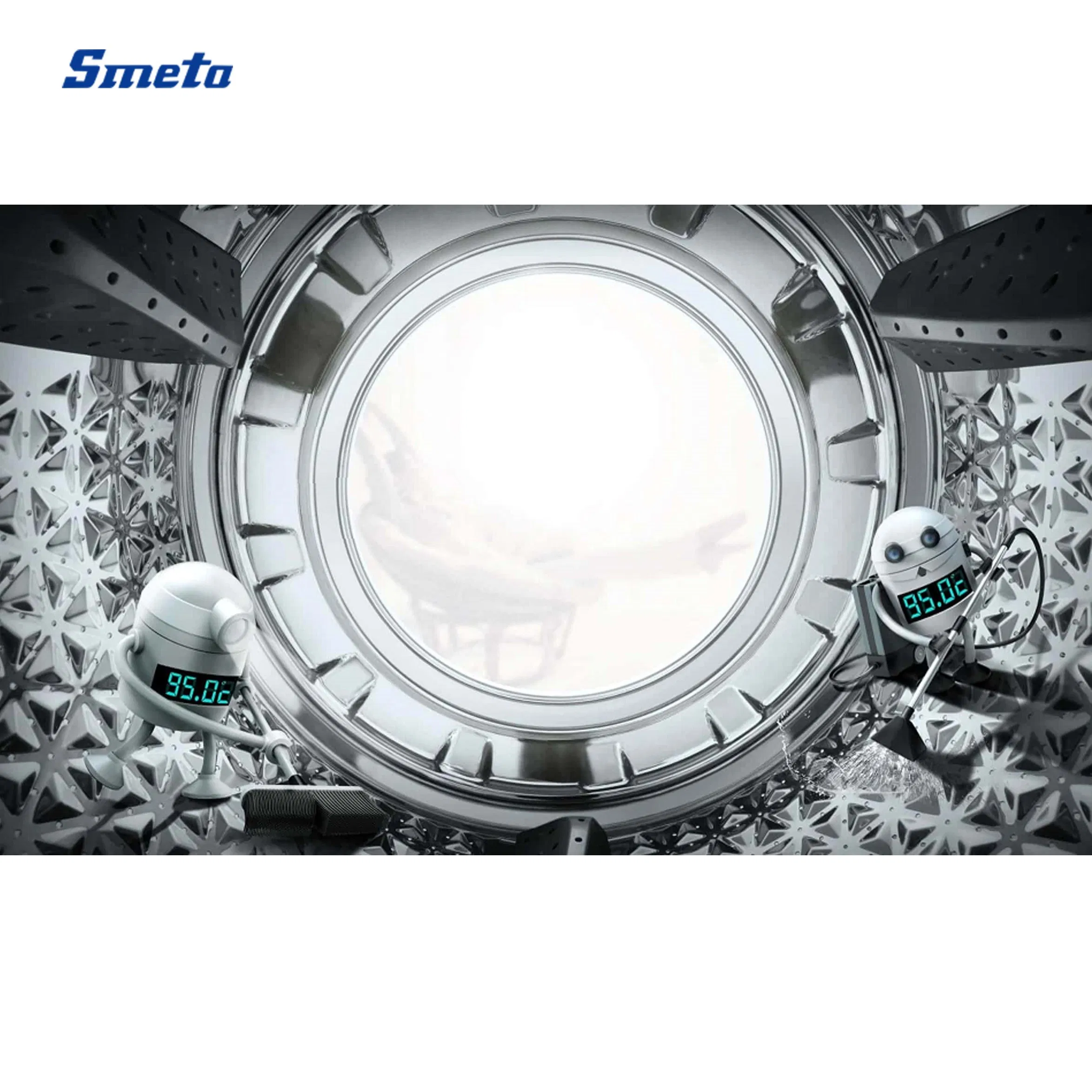 Smeta 10kg Professional Automatic Electric Home Front Loading Washing Machine