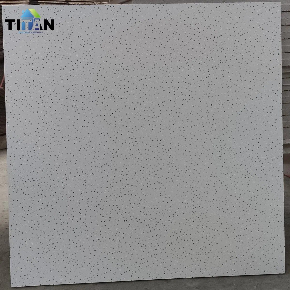 8 mm Mineral Fiber Acuistic Ceiling Board Cielorrasos Fibra Mineral T Bar ceiling Tiles