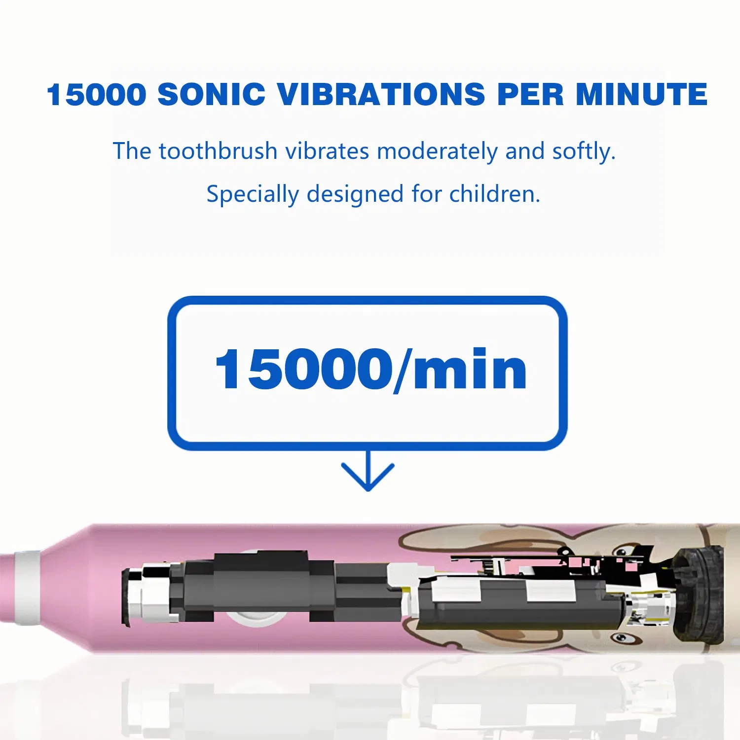 Hot Sale Children Soft Toothbrush Ipx7 Waterproof Intelligent Kids Electric Toothbrush